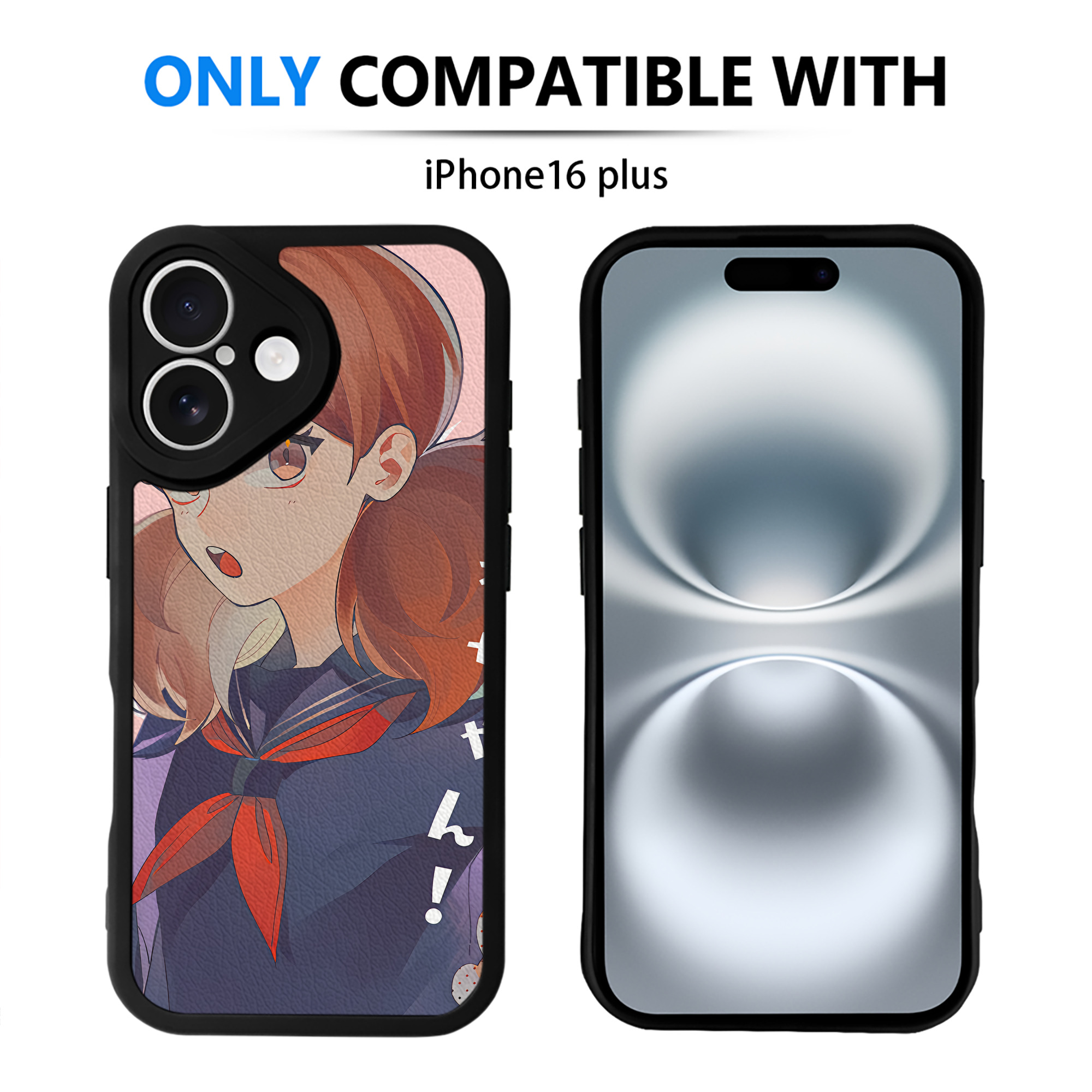 （画像用） ハイキュー!! Haikyu!! 【iPhone 16シリーズ対応】シリコンスマホケース（レザー調） 材質：シリコン